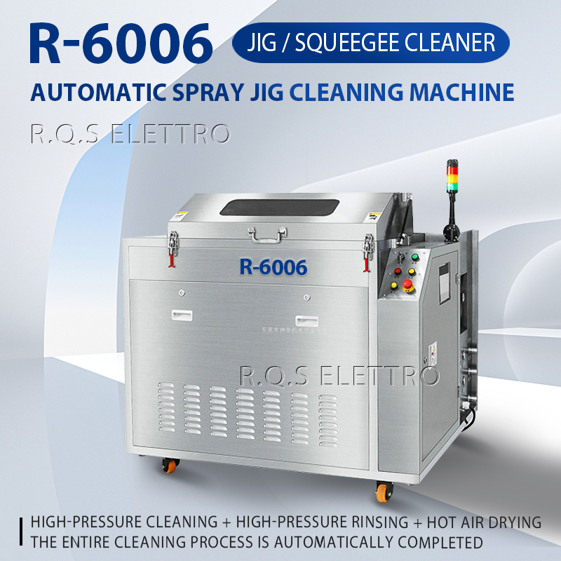 Fixture/scraper cleaning machine model: R-6006