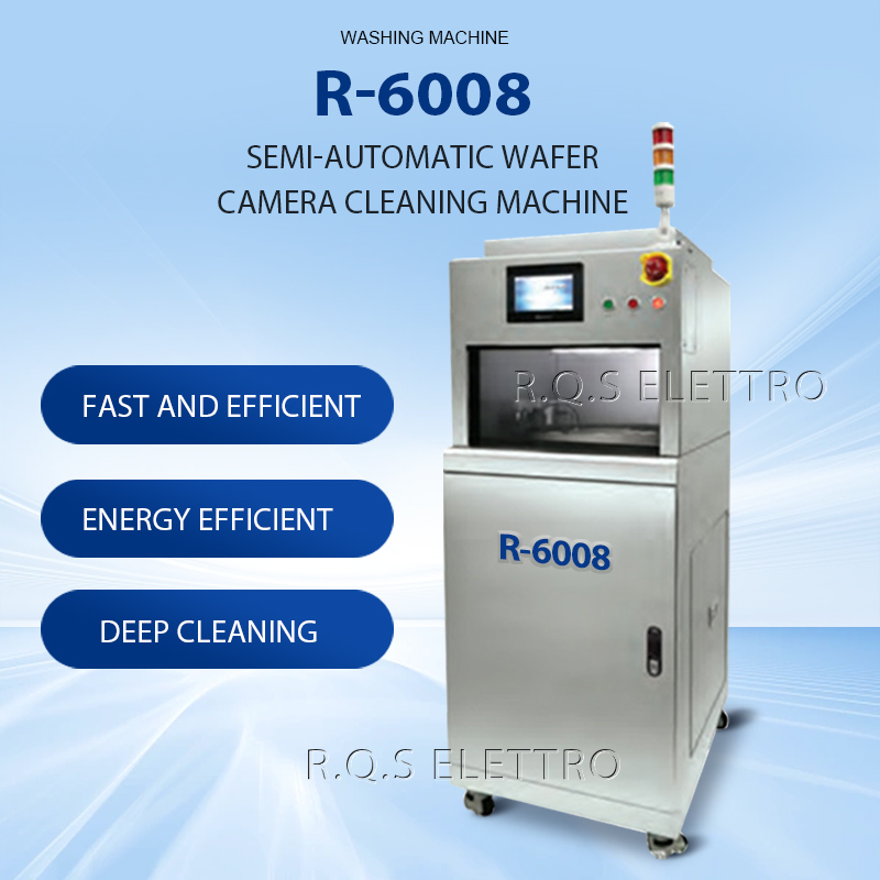 Semi-automatic wafer/camera cleaning machine Model: R-6008/R-6008II